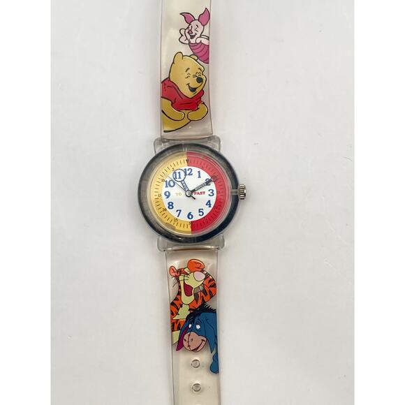 VTG Timex Disney Rewound Womens Kids Winnie Pooh Watch 29mm WR Adjustable Band - Picture 4 of 9
